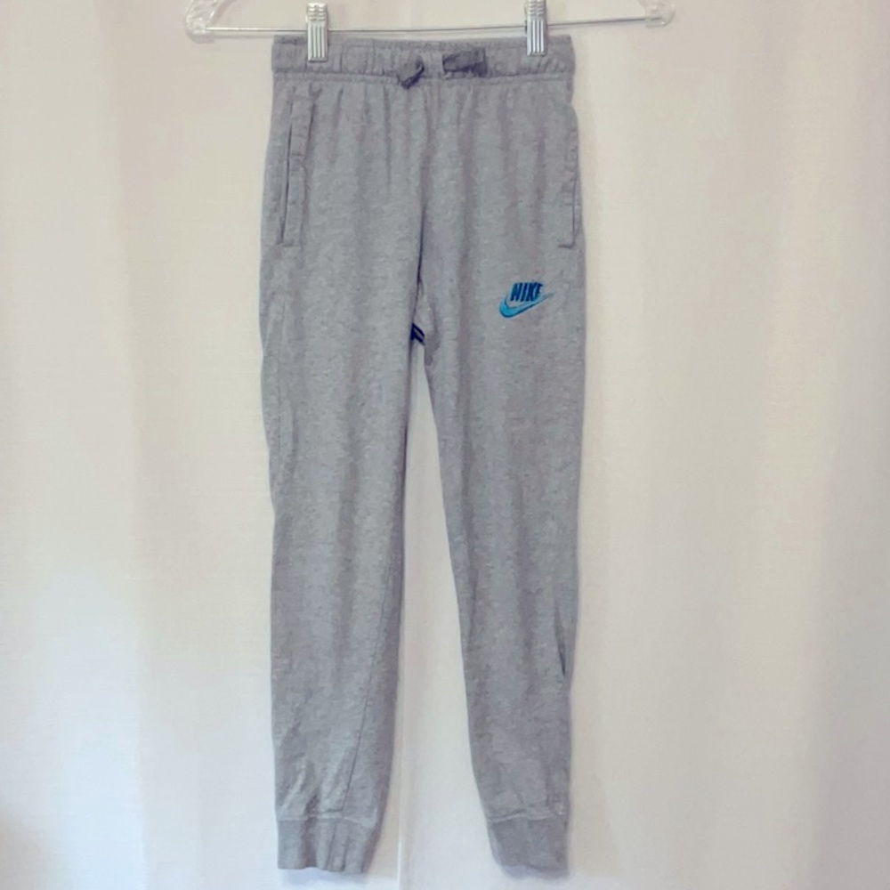 Nike Kids Light Gray Joggers Size XS